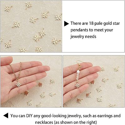18Pcs Brass Charms KK-FH0001-94-1