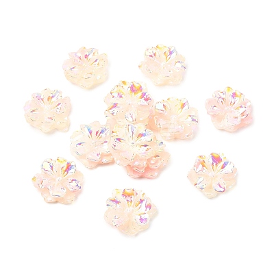 Luminous Resin Cabochons LS-RESI-E033-02G-1