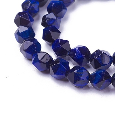 Natural Tiger Eye Beads Strands G-P424-A01-6mm-1
