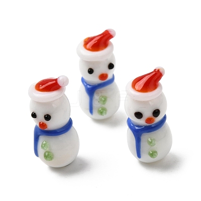 Christmas Handmade Lampwork Beads LA-CBAC6A6-03-1