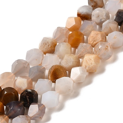 Natural Chalcedony Beads Strands G-K382-A16-02-1
