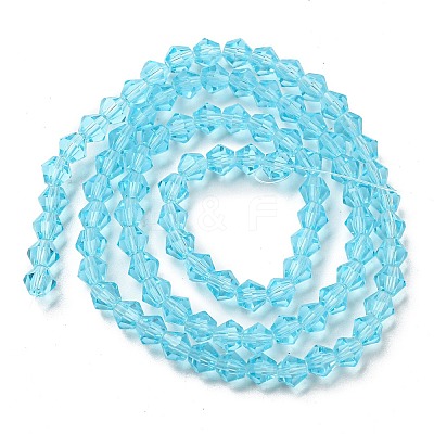 Transparent Glass Beads Strands EGLA-A039-T4mm-D20-1