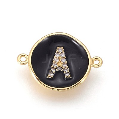Golden Plated Brass Links KK-F809-12G-A01-1