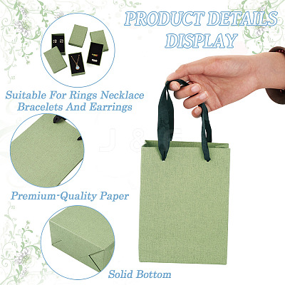 4Pcs Rectangle Paper Jewelry Display Cases CON-TA0001-39B-01-1