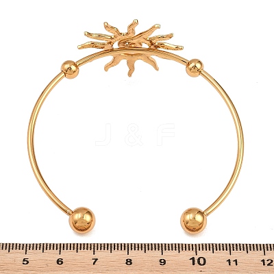 304 Stainless Steel Cuff Bangles SA-Z002-01G-01-1