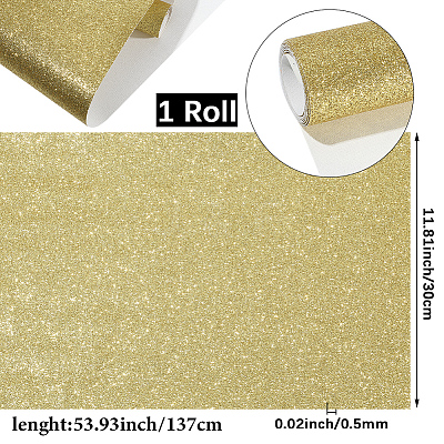 Glitter PVC Leather Fabric DIY-WH20011-59D-1