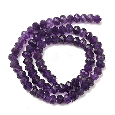 Natural Amethyst Beads Strands GG-CBA59DD-A01-4x6mm-1