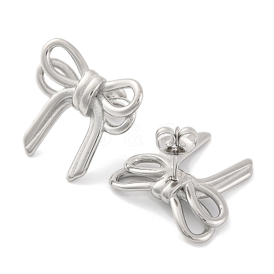 Non-Tarnish 304 Stainless Steel Stud Earrings for Women EJEW-N054-21P-1