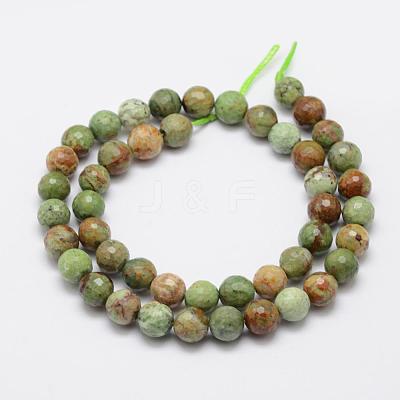 Natural Green Opal Beads Strands G-K209-05A-6mm-1