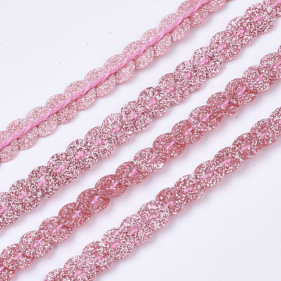 Ornament Accessories Plastic Paillette Bead Strands PVC-T006-02H-1