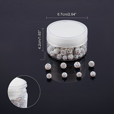 Pave Disco Ball Beads RB-AR0001-03-1