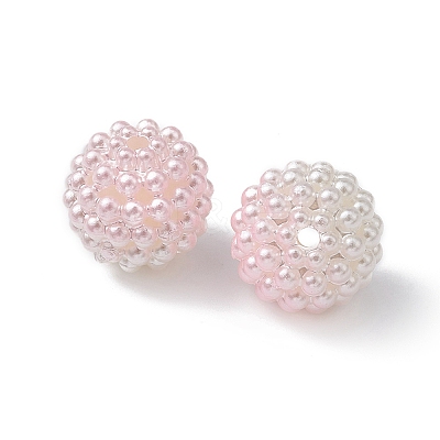 Imitation Pearl Acrylic Beads OACR-FS0001-42D-1