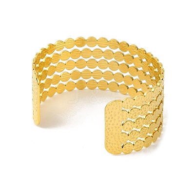 Ion Plating(IP) 304 Stainless Steel Bangles for Women BJEW-B104-06G-1