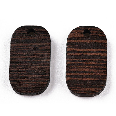 Natural Wenge Wood Pendants WOOD-T023-71B-01-1