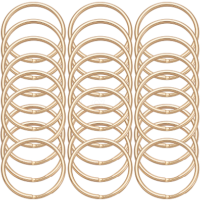 50Pcs Iron Keychain Clasps FIND-SP0005-56KCG-1