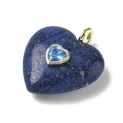 Dyed Natural Lapis Lazuli Pendants G-C274-04G-1