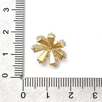 Brass Micro Pave Cubic Zirconia Pendant Bails LS-KK-Q035-01G-1