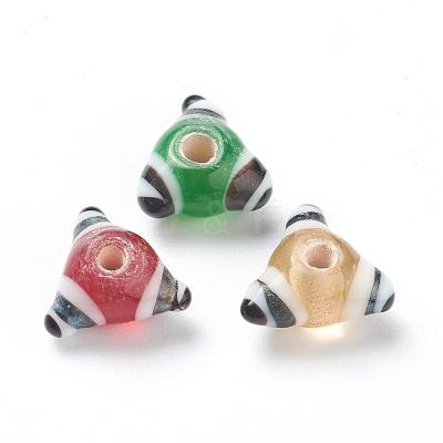 Handmade Bumpy Lampwork Beads LAMP-G142-07A-1