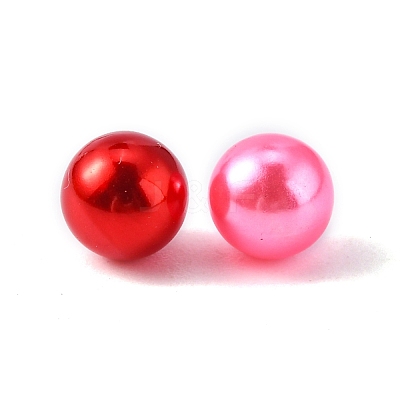 Imitation Pearl Acrylic Beads OACR-S011-6mm-ZM-1