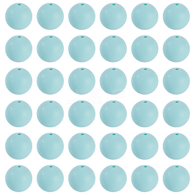 50Pcs Food Grade Eco-Friendly Silicone Beads SIL-TA0002-89J-1