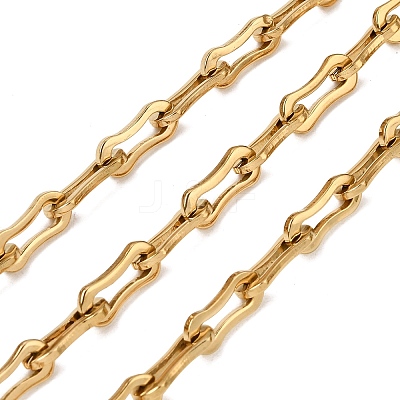 304 Stainless Steel Paperclip Chains CHS-K018-36G-1