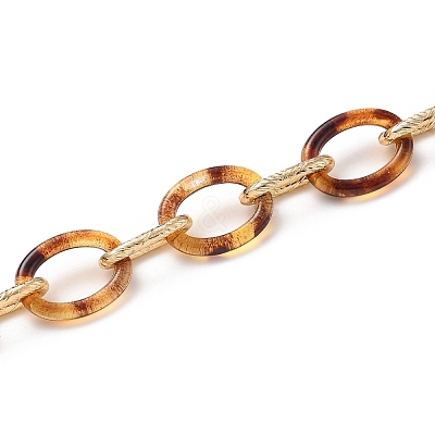 Handmade Transparent Acrylic Cable Chains X-AJEW-JB00700-02-1