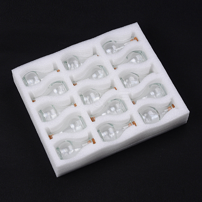 Glass Bottle for Bead Containers AJEW-H006-1-1