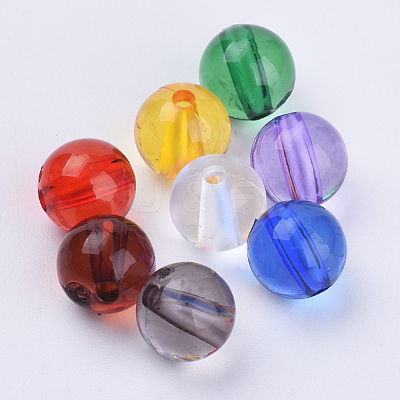 Transparent Acrylic Beads X-TACR-Q255-10mm-V-1