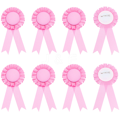 20Pcs Polyester Ribbon Brooches JEWB-CP0001-56A-1