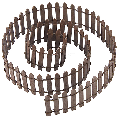 1Pc Wood Fence Ornaments WOOD-CN0001-28B-1