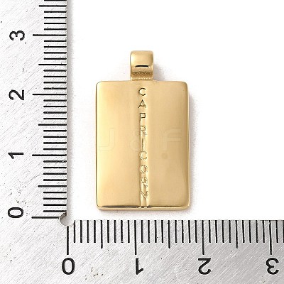 304 Stainless Steel Pendants X-STAS-L022-306G-08-1