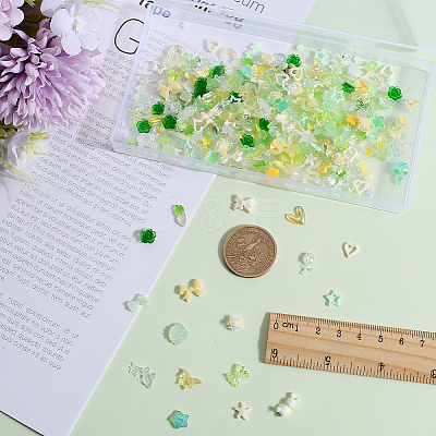 6 Bags 2 Colors Resin Cabochons MRMJ-SC0001-26-1
