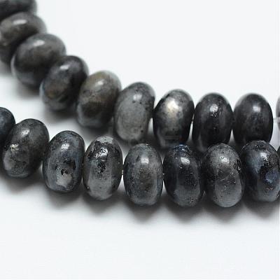 Natural Labradorite Bead Strands G-R408-5x8-02-1