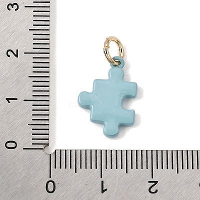 Printed Brass Pendants KK-CBAB1CA-15G-1