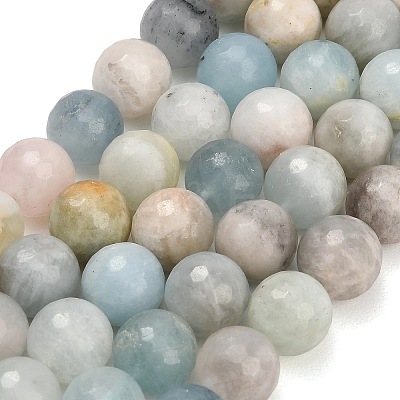 Natural Aquamarine Beads Strands GG-CBA7BB7-A01-12mm-1