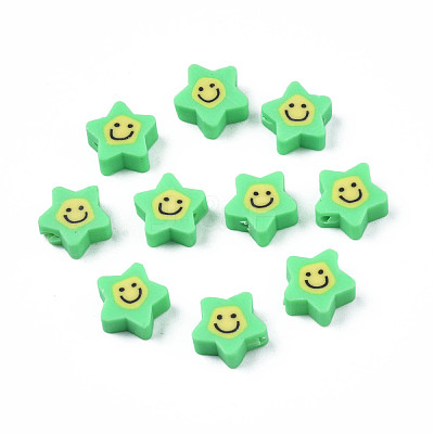 Handmade Polymer Clay Beads CLAY-N011-45A-07-1