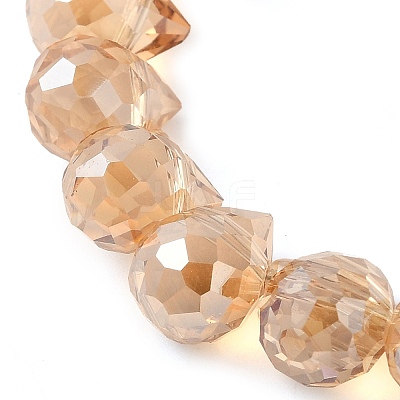 Electroplate Glass Beads Strands EGLA-D030-17I-1