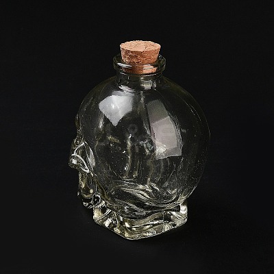 Skull Glass Wine Bottle BOTT-PW0011-66A-1