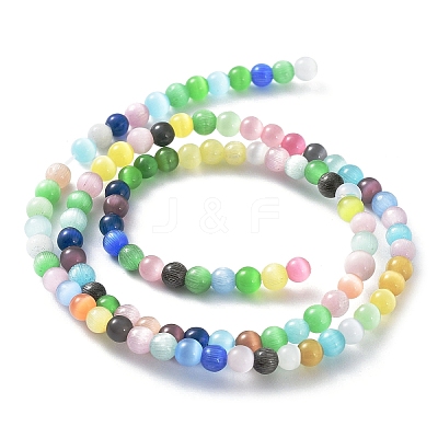 Cat Eye Beads Strands X-CE-F022-4mm-01-1