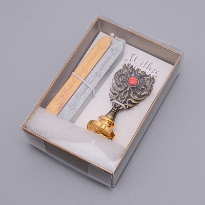 Wax Seal Envelope Gift Seal AJEW-WH0155-51A-1