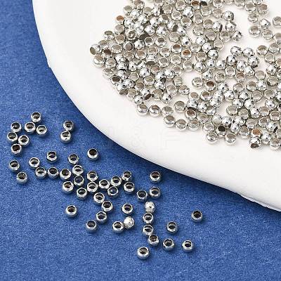 Brass Crimp End Beads X-E002-NF-1