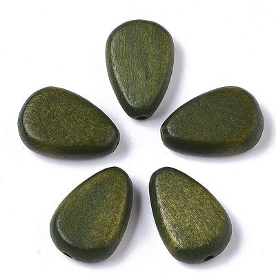 Painted Wood Beads X-WOOD-R265-04C-1