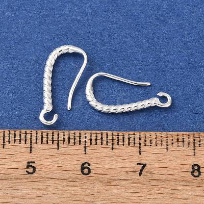 Brass Earring Hooks KK-G604-02S-1