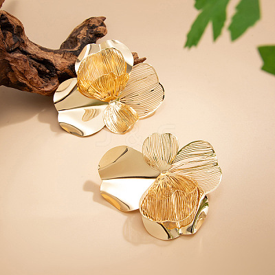 Alloy & Iron Stud Earrings for Women WGCAC55-03-1