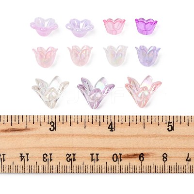 Mixed Styles Acrylic Bead Caps OACR-FS0002-50A-1