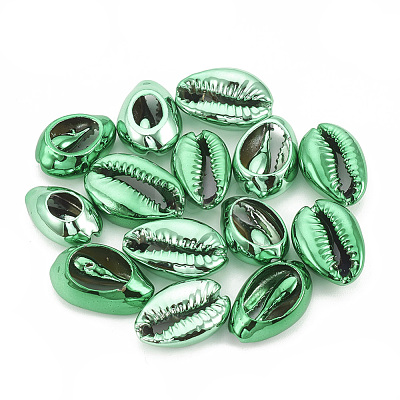 Electroplated Sea Shell Beads SSHEL-S258-06-1