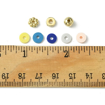 DIY Heishi Polymer Clay Beads Jewelry Making Finding Kit DIY-FS0005-94A-1