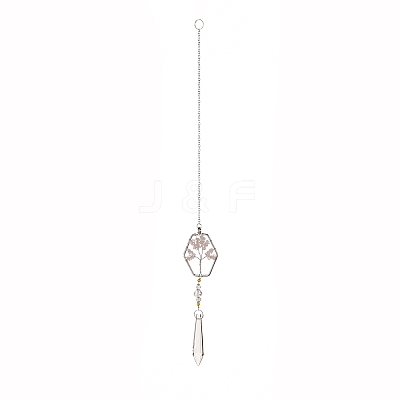 Teardrop Acrylic Beads Big Pendant Decorations HJEW-D029-01P-A-1