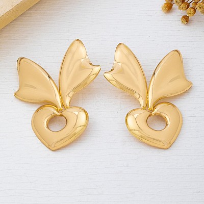 Alloy Stud Earrings for Women WGA091D-03-1