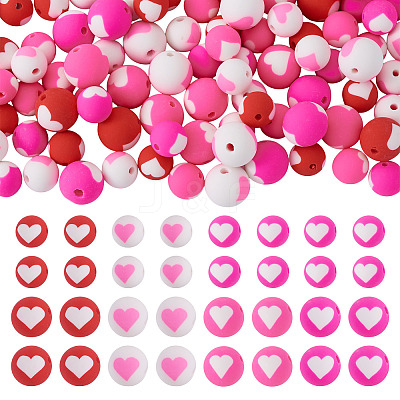 120Pcs 7 Colors Handmade Polymer Clay Beads CLAY-TA0001-93-1